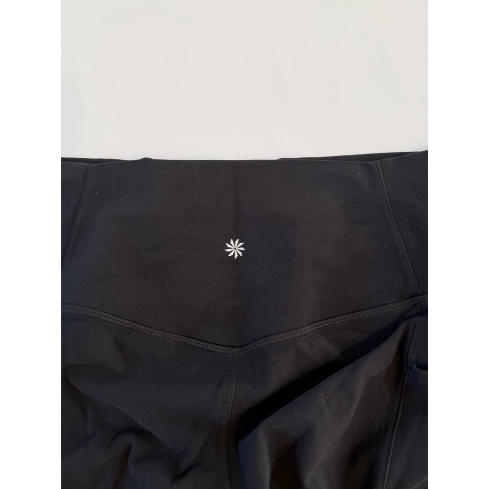 Athleta Salutation Stash 7/8 Cropped Capri Tights Leggings Womens XL Black - Picture 8 of 16